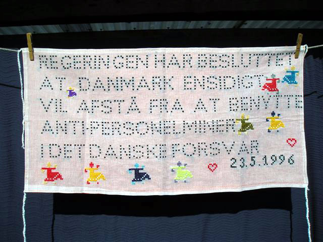 Kvinder for Fred / Women for Peace. Kunstner /artist: ?. Fotograf: Grete Møller 2007.