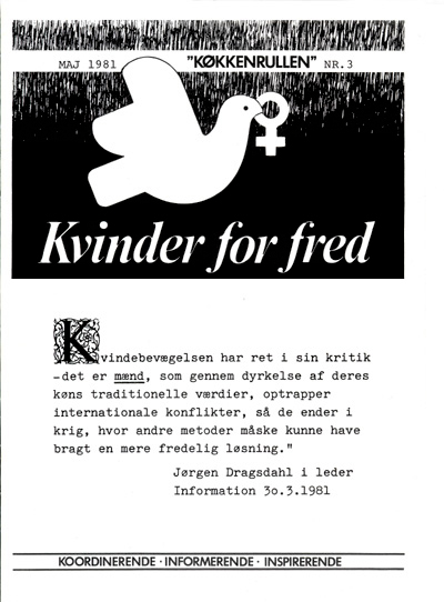 Kvinder for Fred: Køkkenrullen nr. 3, 1981, forside