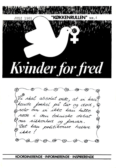 Kvinder for Fred: Køkkenrullen nr. 4, 1981, forside