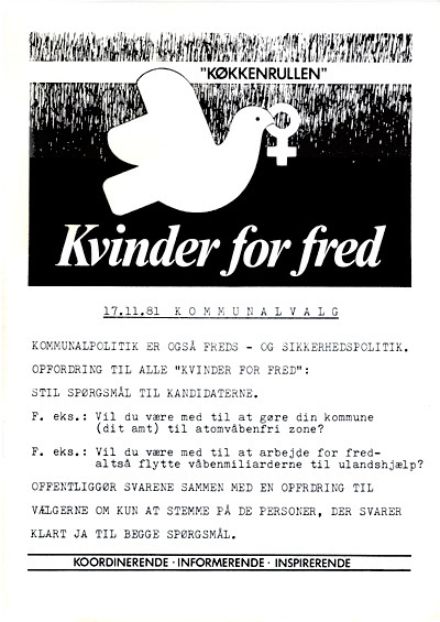 Kvinder for Fred: Køkkenrullen nr. 6, 1981, forside