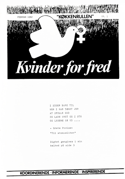 Kvinder for Fred: Køkkenrullen nr. 1, 1982, forside