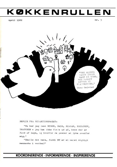 Kvinder for Fred: Køkkenrullen nr. 3, 1982, forside