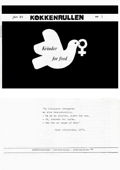 Kvinder for Fred: Køkkenrullen nr. 1, 1984, forside