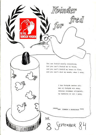 Kvinder for Fred: Køkkenrullen nr. 8, 1984, forside