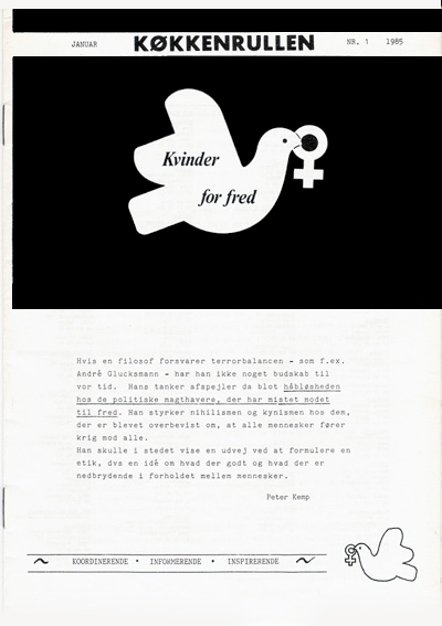 Kvinder for Fred: Køkkenrullen nr. 1, 1985, forside