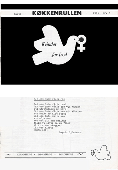 Kvinder for Fred: Køkkenrullen nr. 3, 1985, forside