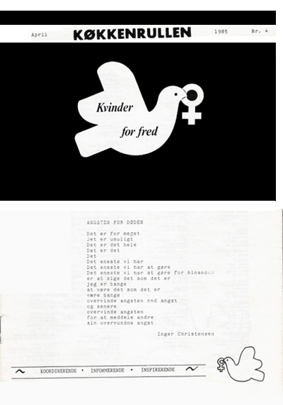 Kvinder for Fred: Køkkenrullen nr. 4, 1985, forside