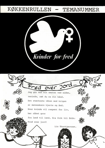 Kvinder for Fred: Køkkenrullen Temanummer, 1985, forside