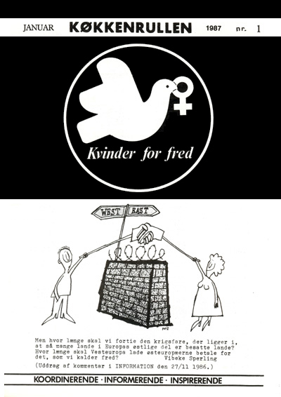 Kvinder for Fred: Køkkenrullen nr. 1, 1987, forside