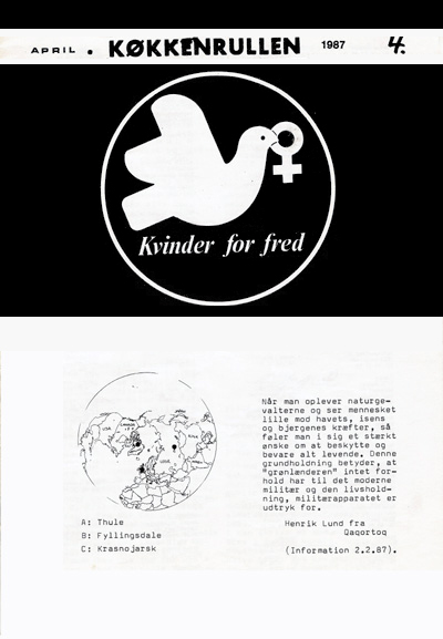 Kvinder for Fred: Køkkenrullen nr. 4, 1987, forside