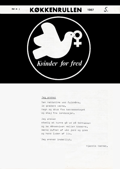 Kvinder for Fred: Køkkenrullen nr. 5, 1987, forside