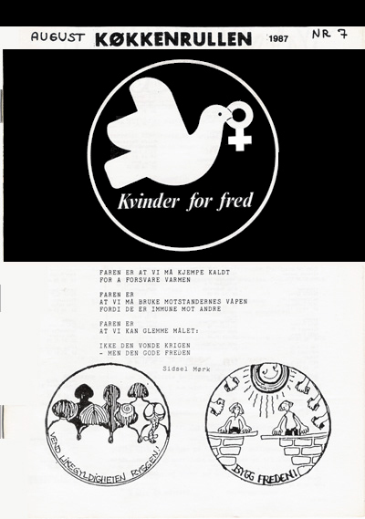 Kvinder for Fred: Køkkenrullen nr. 7, 1987, forside