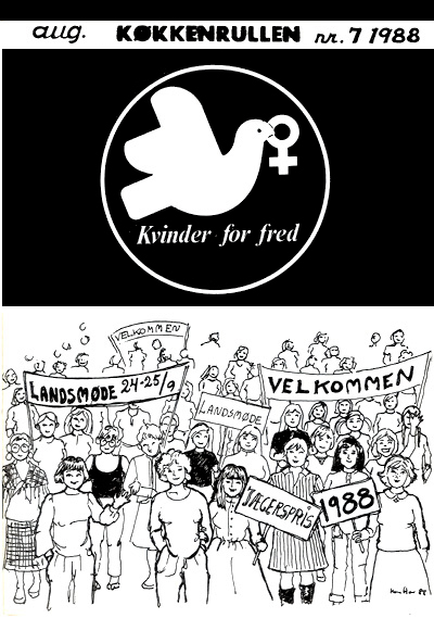 Kvinder for Fred: Køkkenrullen nr. 7, 1988, forside