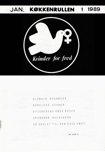 Kvinder for Fred: Køkkenrullen nr. 1, 1989, forside