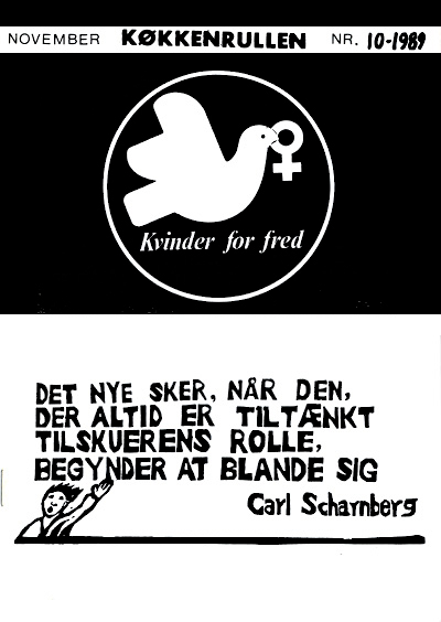Kvinder for Fred: Køkkenrullen nr. 10, 1989, forside