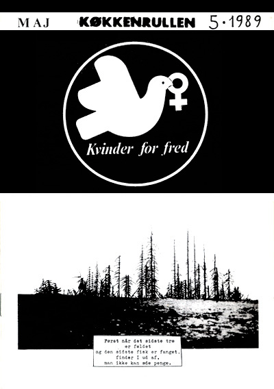 Kvinder for Fred: Køkkenrullen nr. 5, 1989, forside