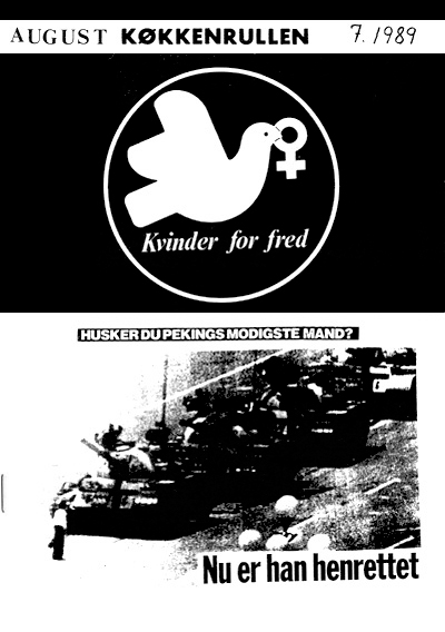 Kvinder for Fred: Køkkenrullen nr. 7, 1989, forside